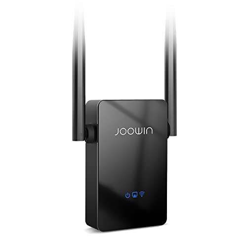 JOOWIN Ripetitore WiFi Potente 300Mbps 2.4GHz Amplificatore WiFi, Ripetitore Segnale WiFi Casa con WPS, Modalità AP/Router/Bridge/Ripetitore, WiFi Extender con Cavo Ethernet