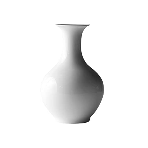Vaso Decorativo, Vaso Di Disposizione Floreale Liscia Vase Desktop Desktop Vaduta Di Stili Vase Ceramica(Size:8 * 22CM)