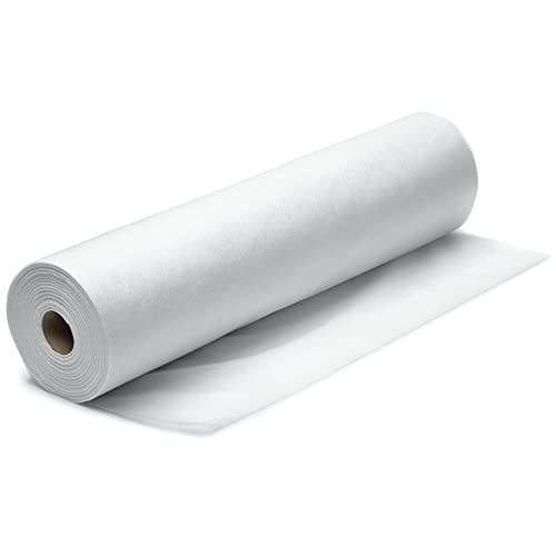 Tessuto non tessuto al metro 5 m x 160 cm – tessuto per cucire – tessuto tessuto come inserto per cucito Blanco