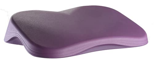 LAHARON Cuscino Yoga Lotus Pro - Cuscino da Meditazione per Mantenimento Postura Corretta - Cuscino Meditazione Yoga Anatomico - Ergonomico, Anallergico e Made in Italy (viola)