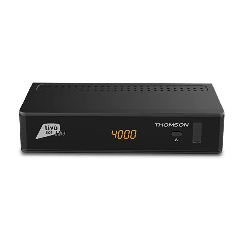 Thomson THS807 - Ricevitore Satellitare tivùsat HD. Tutta la tv che vuoi gratuitamente sul tuo televisore grazie a Tivùsat. Con scheda Tivusat HD integrata
