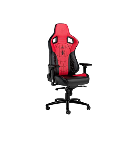 noblechairs Epic Gaming Chair, Sedia Scrivania Ergonomica, Poltrone ufficio per giocatori, Supporto lombare e per la schiena, per utenti fino a 120kg e 1,85m di altezza (Spider-Man Edizione Limitata)