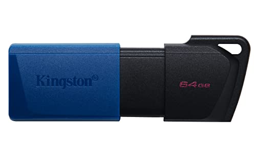 Kingston DataTraveler Exodia M DTXM/64 GB USB 3.2 Gen 1 - con cappuccio mobile in diversi colori, nero