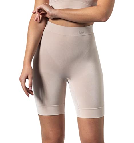 Pacco da 2 Guaina Modellante da Donna Contenitiva a Vita Alta Dimagrante Figura formante Pantaloni Corpetto Shapewear Effetto (Nudo, M-L)