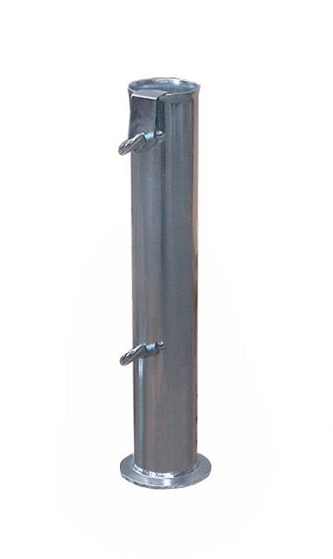 Decor Space Tubo per base in cemento per ombrellone, in acciaio zincato resistente per esterno (⌀ 5.5 cm)