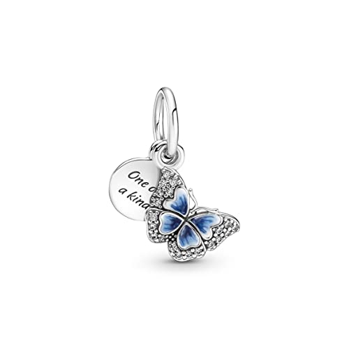 Pandora Charm colgante 790757C01 Mariposa azul