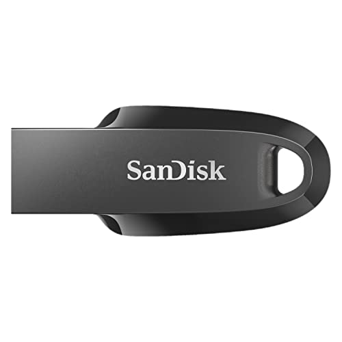 SanDisk Chiavetta USB 3.2 Ultra Curve da 64 GB Nero fino a 100 MB/s