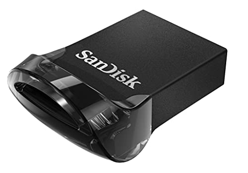 SanDisk Ultra Fit Unità Flash, USB 3.1 da 64 GB con Velocità fino a 130 MB/sec,Tradizionale,Nero,64 GB
