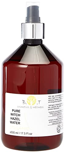 B.O.T cosmetic & wellness Idrolato BIO de Amamelide Acqua aromatica pura al 100% Acqua Floreale 500 ml