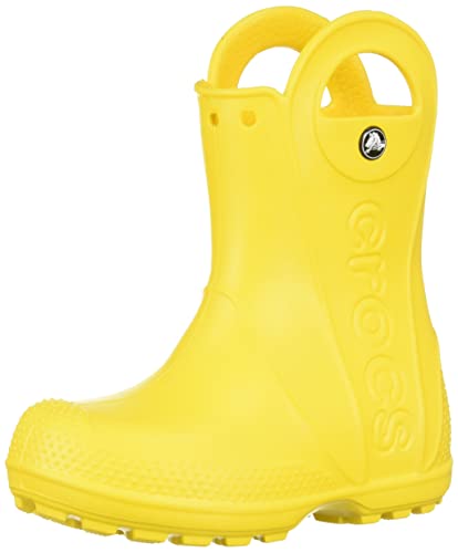 Crocs Handle It Rain Boot Kids, Stivali di Gomma, Yellow, 23/24 EU