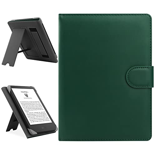 HoYiXi Custodia Universale Compatibile con 6-6.8'' Kobo/PocketBook/Tolino/Sony E-Book Reader 6.8'' Kindle Paperwhite/6' Nuovo Kindle 2022 & 2019/Kobo Clara HD/Kobo Clara 2E Cover con Stand, verde