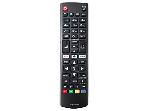 Ersatz Fernbedienung Per LG AKB75095308 TV LED Netflix Amazon