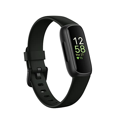 Fitbit Inspire 3, Black/Midnight Zen, Activity Tracker Unisex-Adult, Nero, ‎3.93 X 1.86 X 1.17 Cm, 110 Grammi