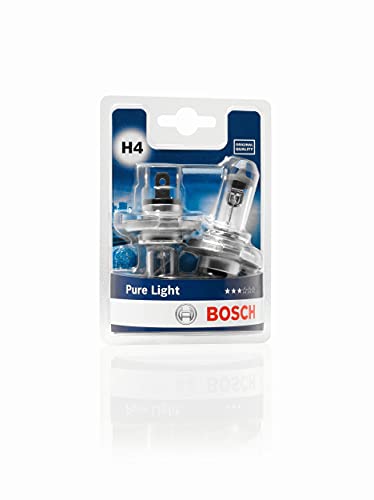 Bosch H4 Pure Light lampadine faro - 12 V 60/55 W P43t - lampadine x2