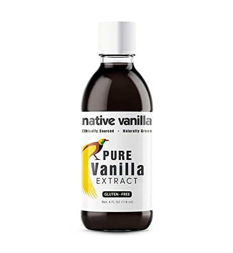 Native Vanilla - Estratto di pura vaniglia naturale (118 ml) - Perfetto per cucinare e cuocere al forno