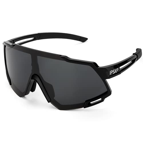 IPSXP Occhiali da Sole polarizzati per Uomo Donna Occhiali da Ciclismo Sport Guida Bici da Pesca Occhiali da Sole Protezione Tac UV400