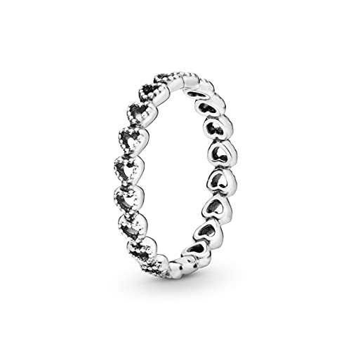 190980-52 Pandora anello in argento Cuore Zirconi donne