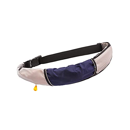 Wenxu - Cintura di salvataggio regolabile, regolabile, regolabile, per salvataggio in acqua, galleggiante, galleggiante, salvagente gonfiabile per sport acquatici, rafting e surf