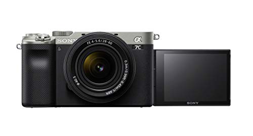 Sony Alpha 7 C - Fotocamera Digitale Mirrorless Full-frame, compatta e leggera, a obiettivi intercambiabili + SEL2860 Obiettivo con Zoom 28-60mm F4-5.6 (Argento)