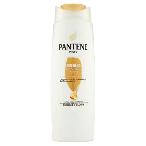 Pantene Pro - V Shampoo Rigenera & Protegge, Capelli Deboli o Danneggiati, 225ml