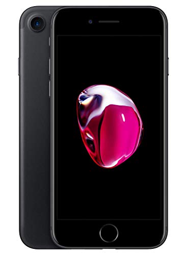 Apple iPhone 7 Smartphone 4G (Display: 4,7' - 128 GB - iOS 10) Nero opaco (Ricondizionato)