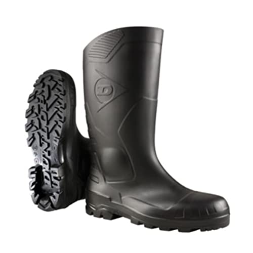Dunlop Protective Footwear Devon Full Safety, Stivali di gomma Unisex - Adulto, Nero (Black), 39 EU