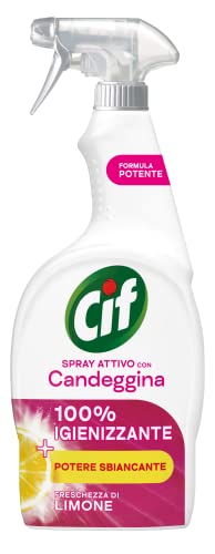 Cif Spray Attivo Con Candeggina Limone 650ML