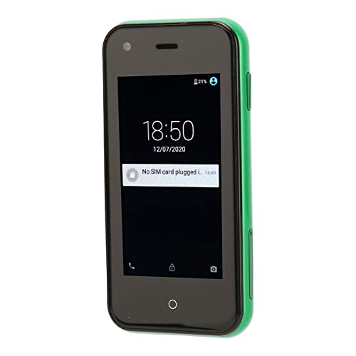 Mini Smart Phone 3G Quad Core Wifi Soyes D18 Mini Telefono Cellulare per Uso Domestico da Parte degli Studenti (Verde fresco)