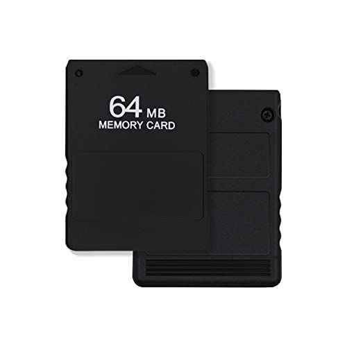 Mcbazel 64MB Memory Card Scheda di memoria di gioco su PS2 Accessori di backup ad alta velocità Scheda di memoria compatibile con il gioco PlayStation 2