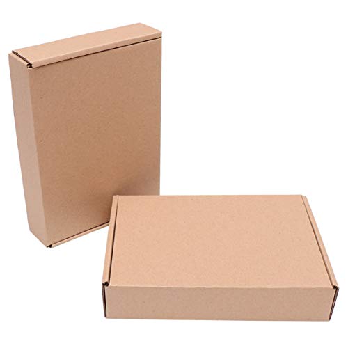 STOBOK 50PCS Cartone Ondulato Scatole di Imballaggio Pieghevole Scatole di Imballaggio In Movimento di Stoccaggio Scatole Di Cartone per Trasporto Espresso di Consegna