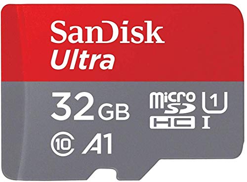 SanDisk Ultra Scheda di Memoria MicroSDHC e Adattatore, con A1 App Performance, Velocità Fino a 98 MB/Sec, Classe 10, U1 , Single Pack, 32 GB