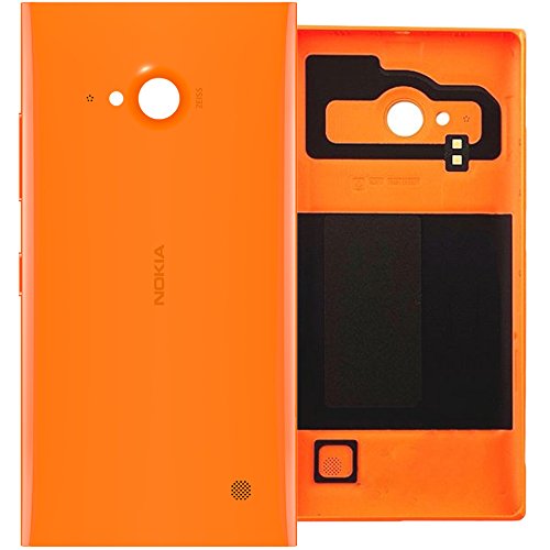 Nokia 02507Z5 - Copribatteria originale per Nokia Lumia 735, colore arancione