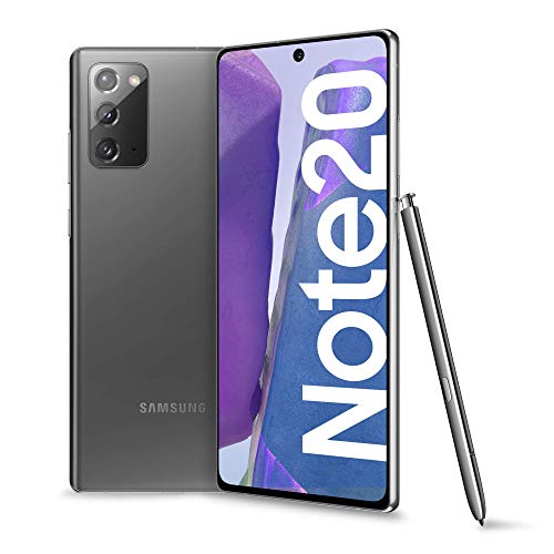 Samsung Galaxy Note20 Smartphone, Display 6.7' Super Amoled Plus Fhd+, 3 Fotocamere Posteriori, 256Gb, Ram 8Gb, Batteria 4300 Mah, Dual Sim + Esim, Android 10, Mystic Gray (Ricondizionato)
