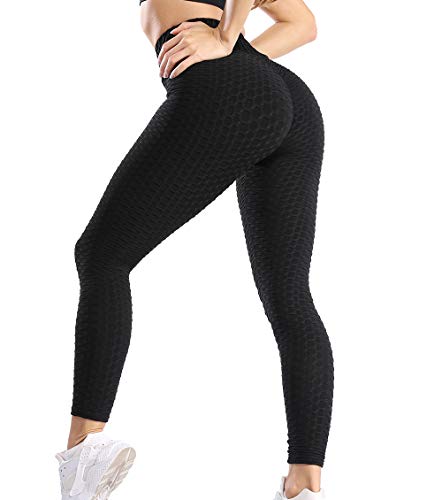 lalamelon Leggings Sportivi Donna Pantaloni Anticellulite Vita Alta Leggins Yoga Push Up Pants Fitness Opaco Abbigliamento per Palestra Allenamento