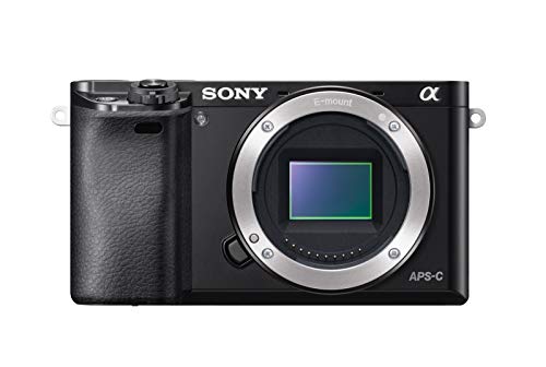 Sony Alpha 6000 - Fotocamera Digitale Mirrorless ad Obiettivi Intercambiabili, Sensore APS-C, Video AVCHD, Eye AF, ILCE6000B, Nero