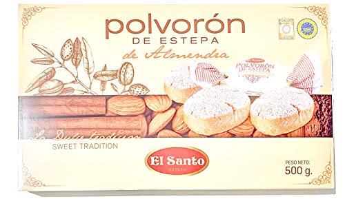 El Santo - Biscotti spagnoli “Polvorones” alle mandorle, confezione da 500 g