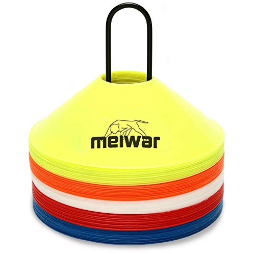 meiwar 50x Coni delimitazione con Cinghia Multicolore