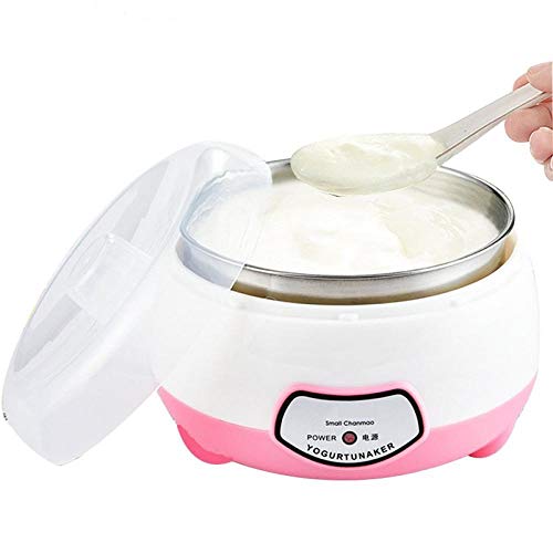 Macchina per yogurt Produttore elettrico Yogurt automatico yogurt macchina casa fai da se yogurt utensili Kitchen elettrodomestici serbatoio in acciaio inox Pink
