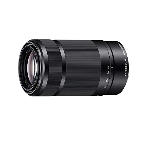 Sony SEL-55210B - Obiettivo zoom F4.5-6.3, stabilizzatore ottico, mirrorless APS-C, montaggio E, SEL55210B, nero, 55-210 mm