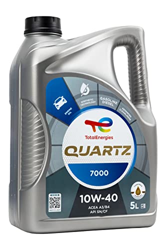 Olio lubrificante per motori Total Quartz 7000 10W-40 5 litri
