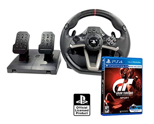 Volante e pedali PS4 Playstation 4 originale con licenza Sony + Gran Turismo 'GT Sport'
