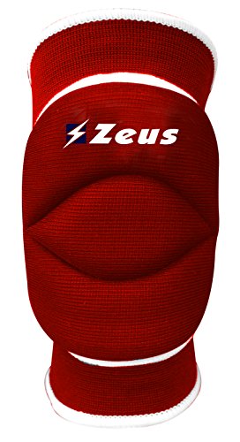 Zeus Ginocchiere da Pallavolo Rosso Senior