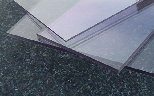 Lastre in policarbonato 600 x 500 x 2 mm trasparente piastra incolore