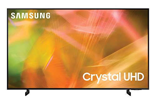 Samsung TV UE43AU8070UXZT, Smart TV 43' Serie AU8000, Modello AU8070, Crystal UHD 4K, Alexa integrato, Nero, 2021, DVB-T2 [Efficienza energetica classe G]