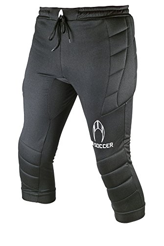 HO Soccer Pant. Pirata PORTERO Trousers 3/4 Logo JR Color: Black - Talla: 12
