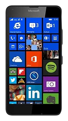 Microsoft Lumia 640 8GB Nero-Smartphone 4 G, SIM Singola, Windows Phone, MicroSIM, GSM/WCDMA LTE