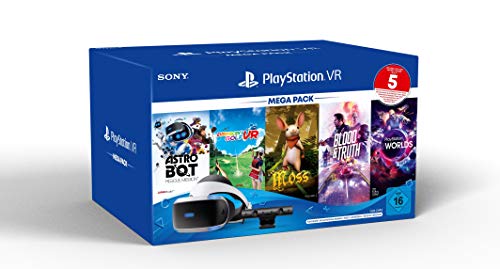 Sony - PS4 VR Mega Pack 3 + Kamera + 5 giochi CUH-ZVR2, multicolore (435405)