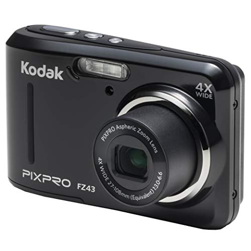 Kodak Pixpro Fz43.Fotocamere Digitali 16.44.Mpix Zoom Ottico 4.X, Nero
