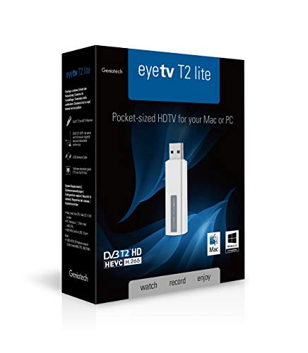 Geniatech EyeTV T2 lite, chiavetta USB TV digitale per DVB-T, DVB-T2 e HEVC