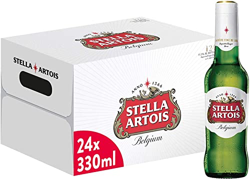 Stella Artois, Birra Bottiglia - Pacco da 24x33cl